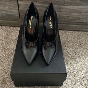 Saint Laurent black Teddy 105 Pump